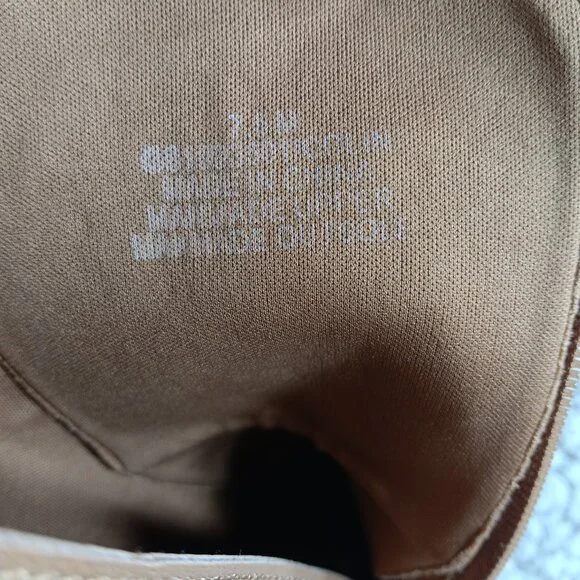 Mia Colin Lug Sole Faux Leather Combat Boots 7.5 - Picture 6 of 10